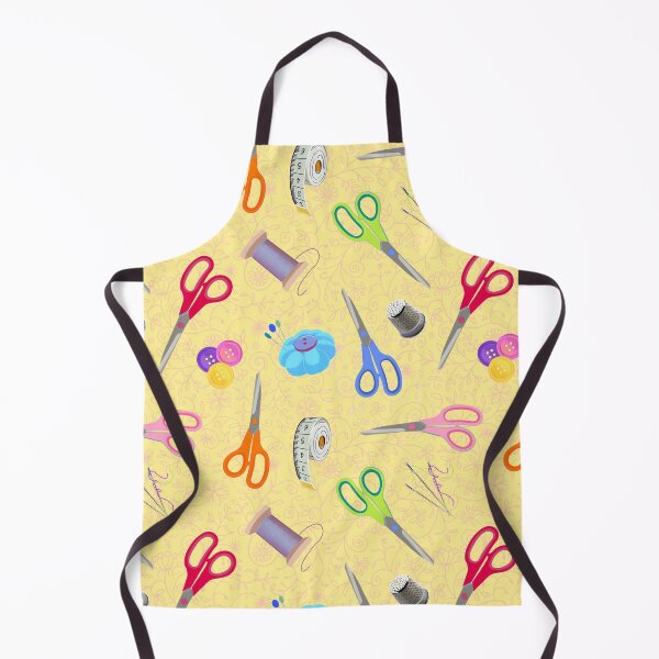 Item preview, Crafty stuff on yellow designed and sold by QuirkyCraftz.