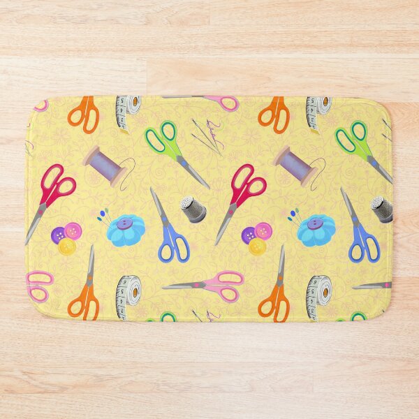 Item preview, Crafty stuff on yellow designed and sold by QuirkyCraftz.