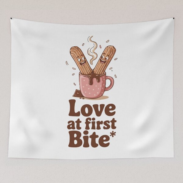Item preview, Smiling churros, love at first bite designed and sold by Mahilis.