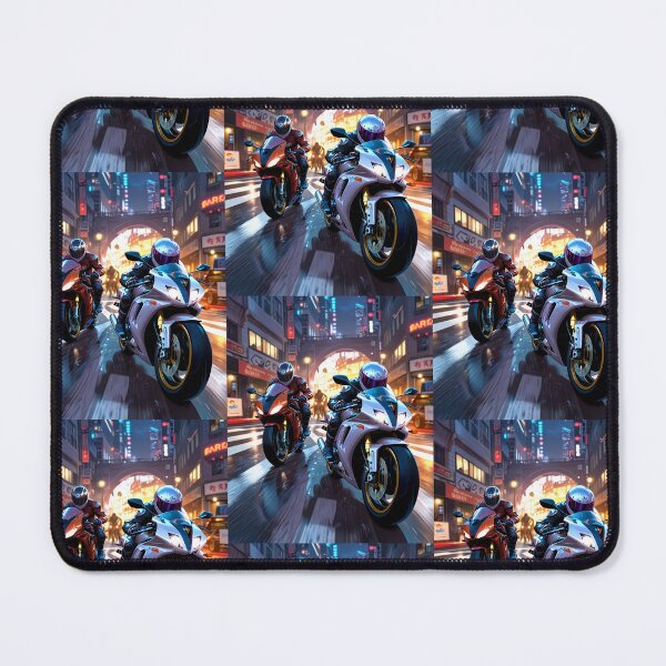 Item preview, Animated Motorcycle Street Rider Futuristic Motorbike Street Ride designed and sold by Moto Graphix.