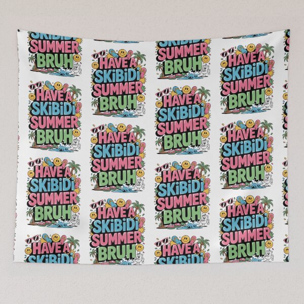 Item preview, Have A Skibidi Summer Bruh designed and sold by AniArtPL.