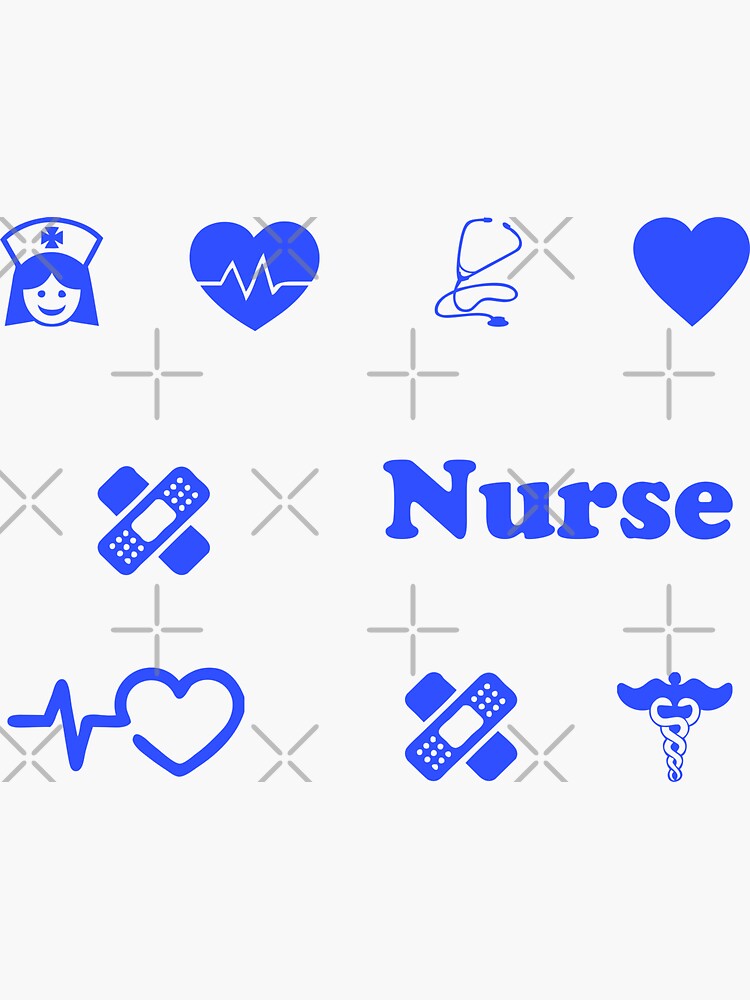 Nurse Sticker Pack Sticker for Sale by juliasilvestri