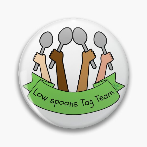Item preview, Low Spoons Tag Team! designed and sold by DevynStone.