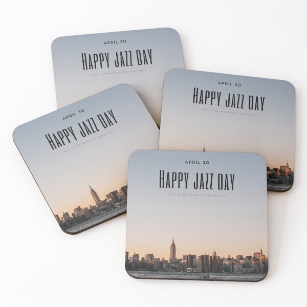 Item preview, Happy Jazz Day New Orleans Landscape City View designed and sold by OVERSAI.