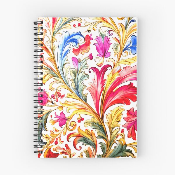 Item preview, Fancy Watercolor Florentine Style Pattern  designed and sold by Pixelchicken.