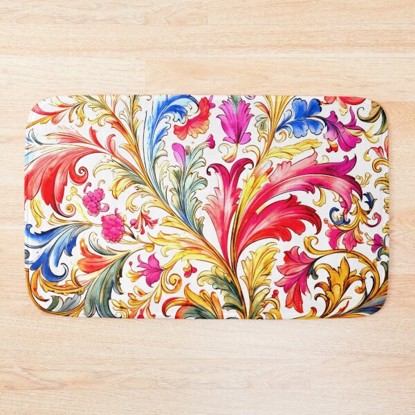 Item preview, Fancy Watercolor Florentine Style Pattern  designed and sold by Pixelchicken.