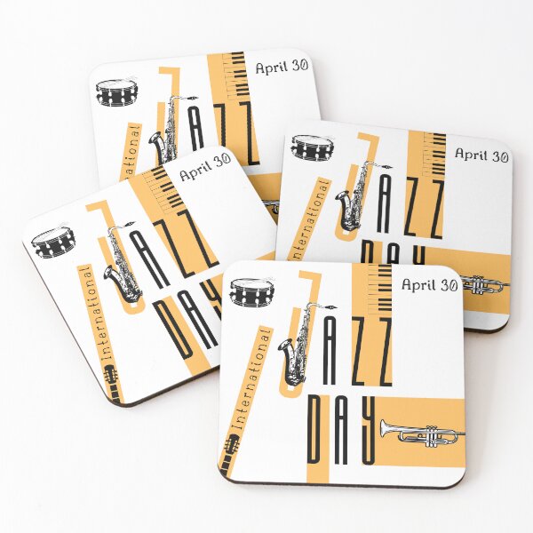 Item preview, International Jazz Day Instruments Collage designed and sold by OVERSAI.