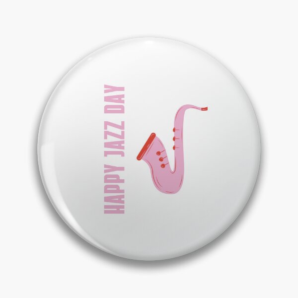 Item preview, Happy Jazz Day Pink Saxophone  designed and sold by OVERSAI.