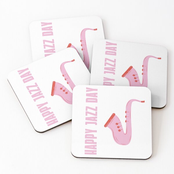 Item preview, Happy Jazz Day Pink Saxophone  designed and sold by OVERSAI.