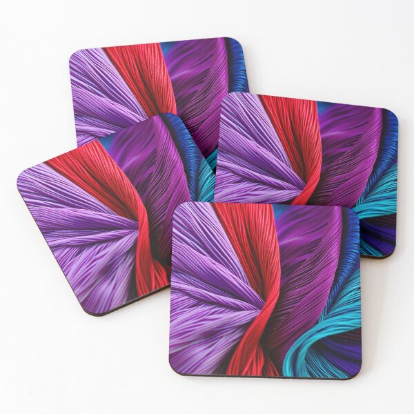 Item preview, "Vibrant fibers under the microscope" designed and sold by Tecno-Art-Land.