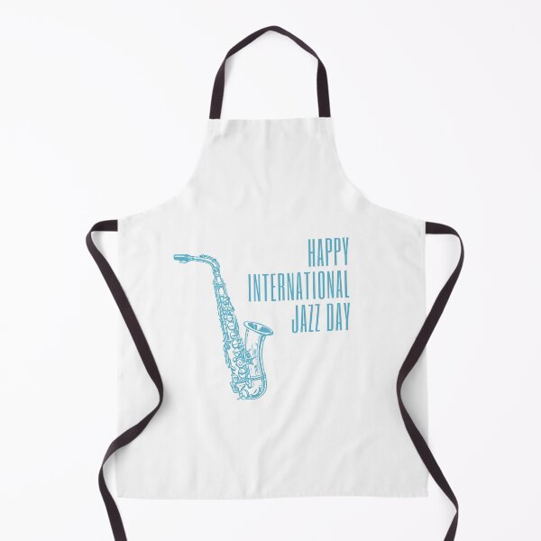 Item preview, Happy International Jazz Day Blue Saxophone designed and sold by OVERSAI.
