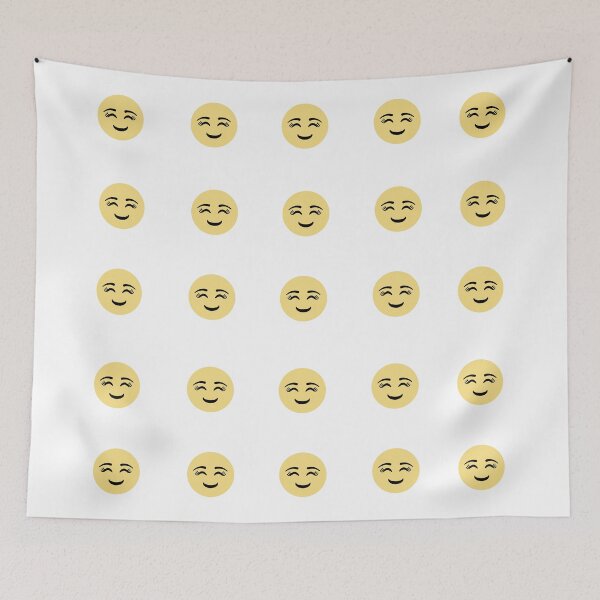 Item preview, Smiling Face with Smiling Eyes Emoji Set of 5x5 25 pieces designed and sold by EmeraldeaArt.
