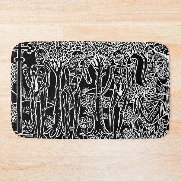 Item preview, Medieval Danse Macabre Skeletons and Hermit designed and sold by Pixelchicken.