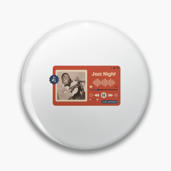 Item preview, Louis Armstrong MP3 Player Jazz Night designed and sold by OVERSAI.
