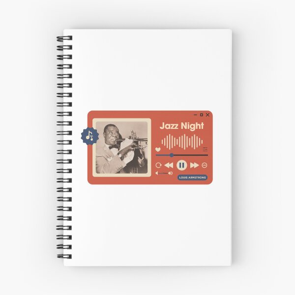 Item preview, Louis Armstrong MP3 Player Jazz Night designed and sold by OVERSAI.