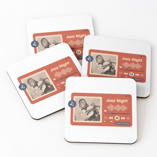 Item preview, Louis Armstrong MP3 Player Jazz Night designed and sold by OVERSAI.