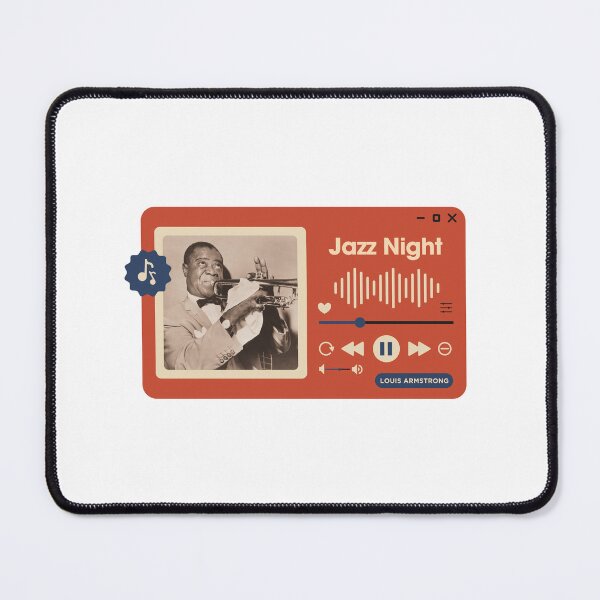 Item preview, Louis Armstrong MP3 Player Jazz Night designed and sold by OVERSAI.