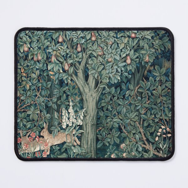 Item preview, William Morris Woodland Tapestry Rabbits designed and sold by Pixelchicken.