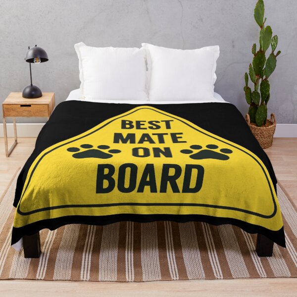 Item preview, Best Dog Mate on Board Vehicle Window Sign designed and sold by MoePark.