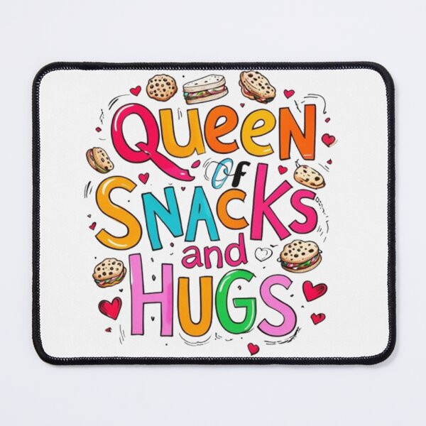 Item preview, Queen of Snacks and Hugs | Bright Fun Gift for Moms, Grandmas & Friends designed and sold by SmartyWonders.