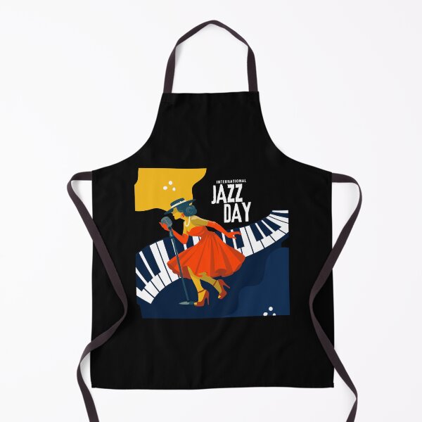 Item preview, Happy International Jazz Day Woman Singing Piano designed and sold by OVERSAI.