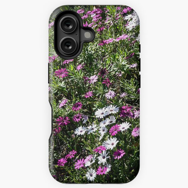 White and Purple Daisies iPhone Tough Case