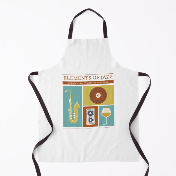 Item preview, Elements of Jazz Retro Collage designed and sold by OVERSAI.