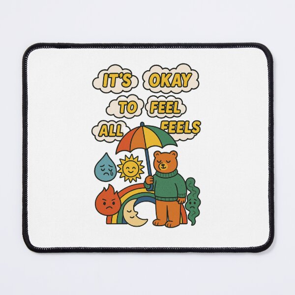 Item preview, It's Okay To Feel All The Feels, ABA Therapist, Speech Therapy, BCBA, Mental Health, RBT, AAC designed and sold by Orvista.