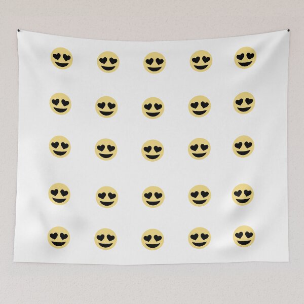 Item preview, Heart-Eyes Emoji Smiley Emoji Set of 5x5 25 pieces designed and sold by EmeraldeaArt.