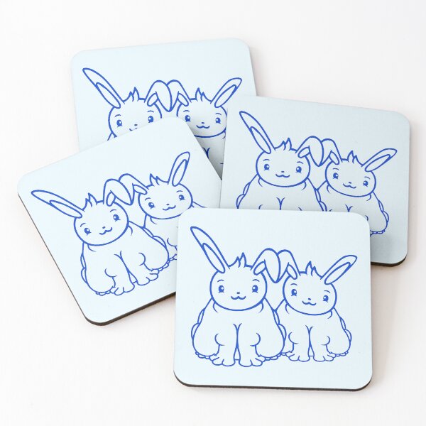 Item preview, 2 Rabbits Fat Friends Team Crew Overweight Chubby designed and sold by shirt-o-mat.