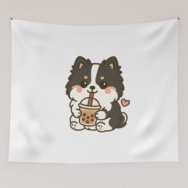 Item preview, Pompom the Pomeranian Boba Edition designed and sold by Be-Inspired549.