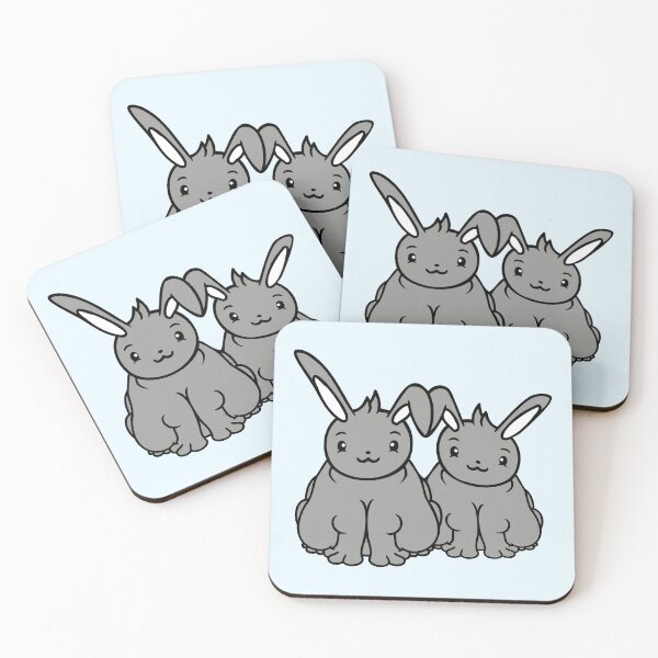Item preview, 2 Rabbits Fat Friends Team Crew Overweight Chubby designed and sold by shirt-o-mat.