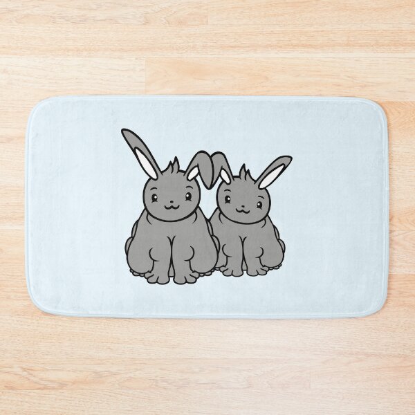 Item preview, 2 Rabbits Fat Friends Team Crew Overweight Chubby designed and sold by shirt-o-mat.