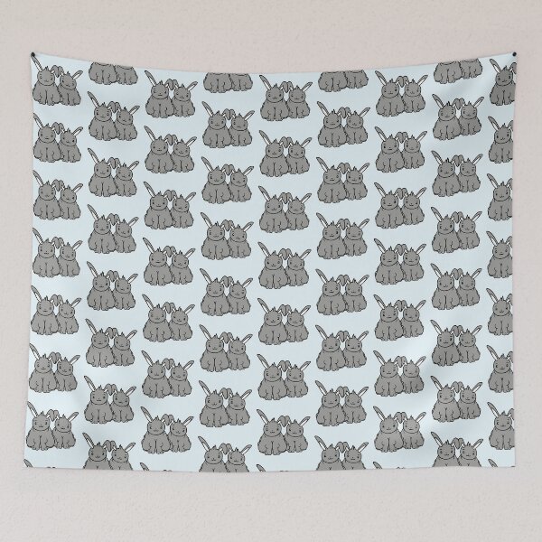 Item preview, 2 Rabbits Fat Friends Team Crew Overweight Chubby designed and sold by shirt-o-mat.