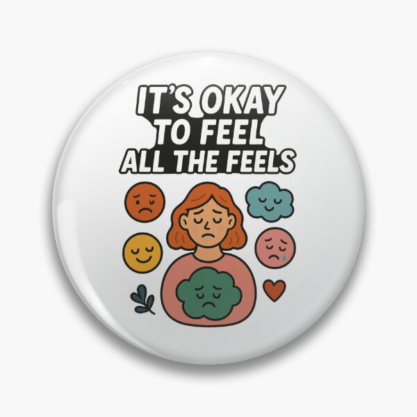 Item preview, It's Okay To Feel All The Feels, ABA Therapist, Speech Therapy, BCBA, Mental Health, RBT, AAC designed and sold by Orvista.