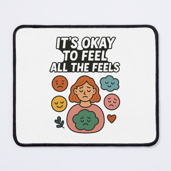 Item preview, It's Okay To Feel All The Feels, ABA Therapist, Speech Therapy, BCBA, Mental Health, RBT, AAC designed and sold by Orvista.