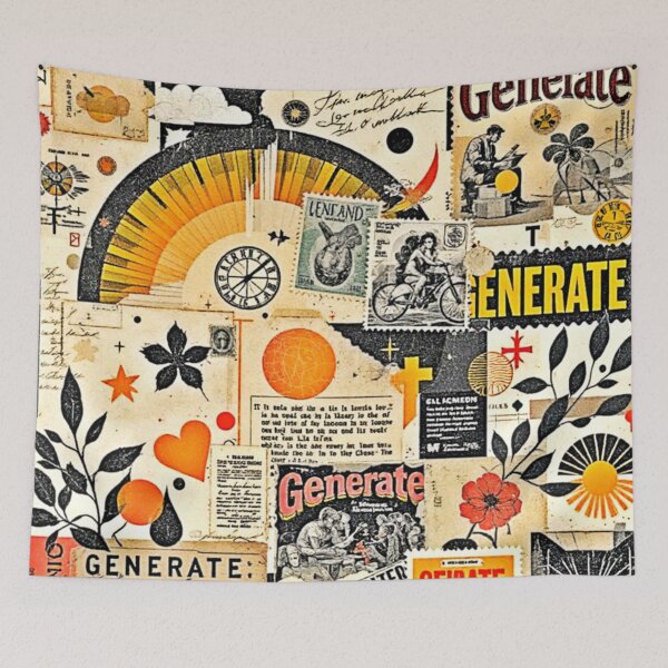 Item preview, Retro Paper Ephemera Mix designed and sold by Health And Fitness Posts e-Store.