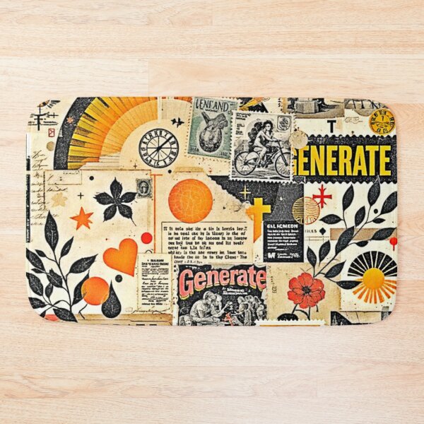 Item preview, Retro Paper Ephemera Mix designed and sold by Health And Fitness Posts e-Store.