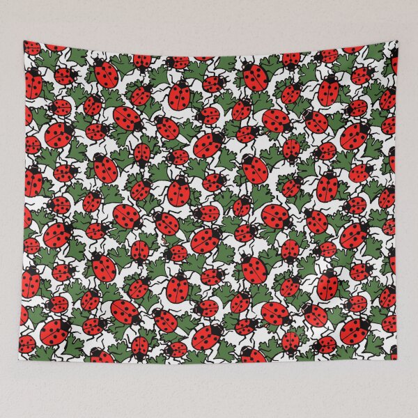 Item preview, Art Nouveau Ladybug Insects Pattern designed and sold by Pixelchicken.