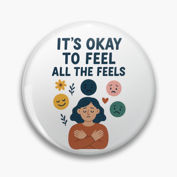 Item preview, It's Okay To Feel All The Feels, ABA Therapist, Speech Therapy, BCBA, Mental Health, RBT, AAC designed and sold by Orvista.
