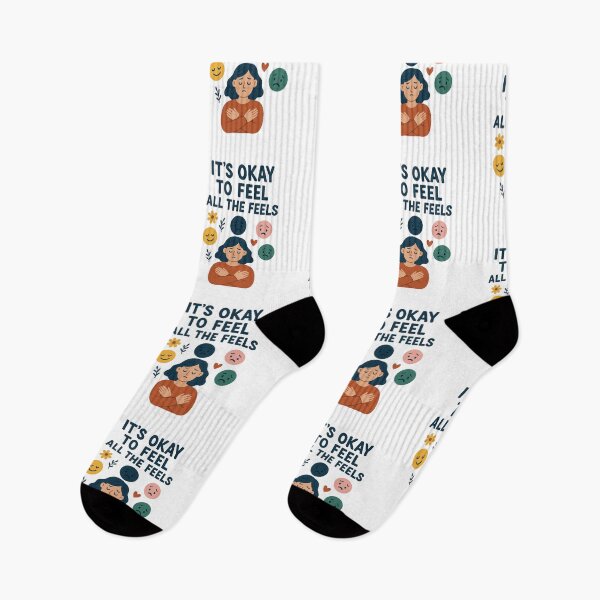 Item preview, It's Okay To Feel All The Feels, ABA Therapist, Speech Therapy, BCBA, Mental Health, RBT, AAC designed and sold by Orvista.