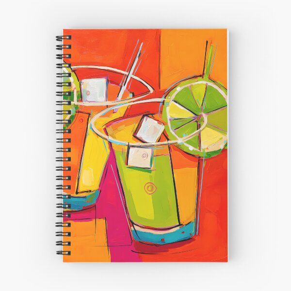 Item preview, Summer Abstract Digital AI Vibes - Vibrant Cocktail Glasses and Bold Colors for a Refreshing Atmosphere designed and sold by OlfactoART Studio.