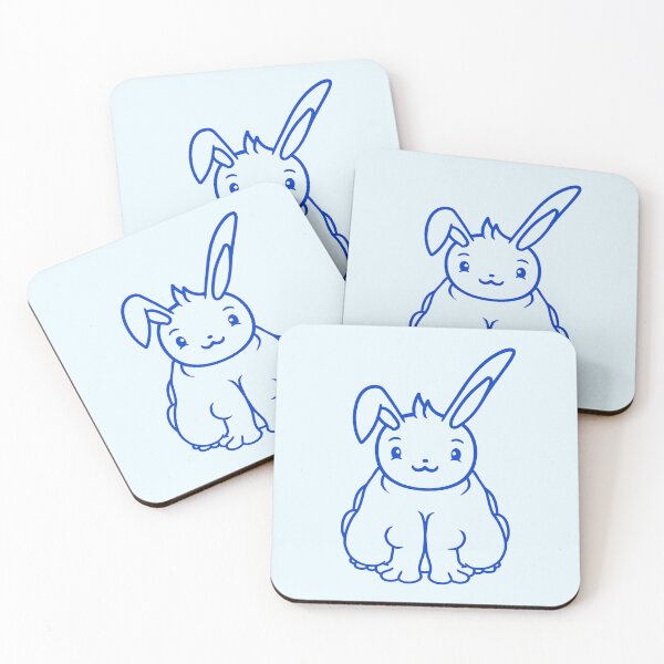 Item preview, Fat Rabbit Sits Overweight Hungry Funny Sitting designed and sold by shirt-o-mat.