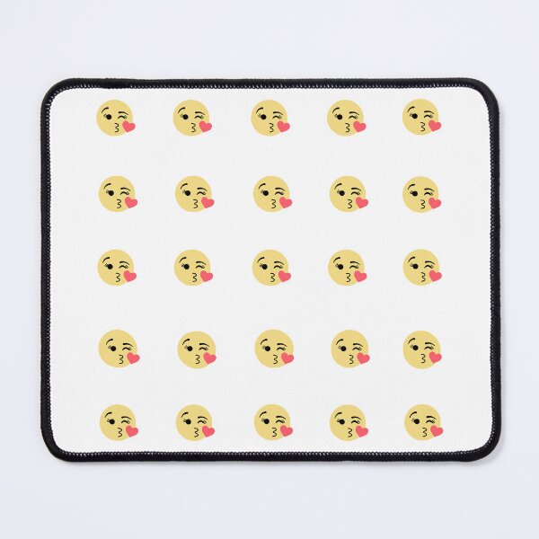 Item preview, Face Blowing a Kiss Emoji Smiley Set of 5x5 25 pieces designed and sold by EmeraldeaArt.