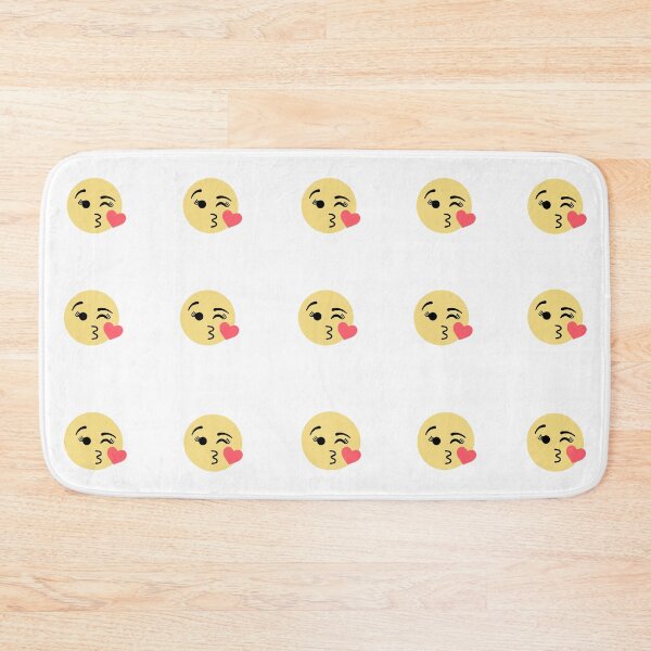 Item preview, Face Blowing a Kiss Emoji Smiley Set of 5x5 25 pieces designed and sold by EmeraldeaArt.