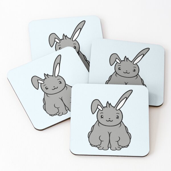 Item preview, Fat Rabbit Sits Overweight Hungry Funny Sitting designed and sold by shirt-o-mat.