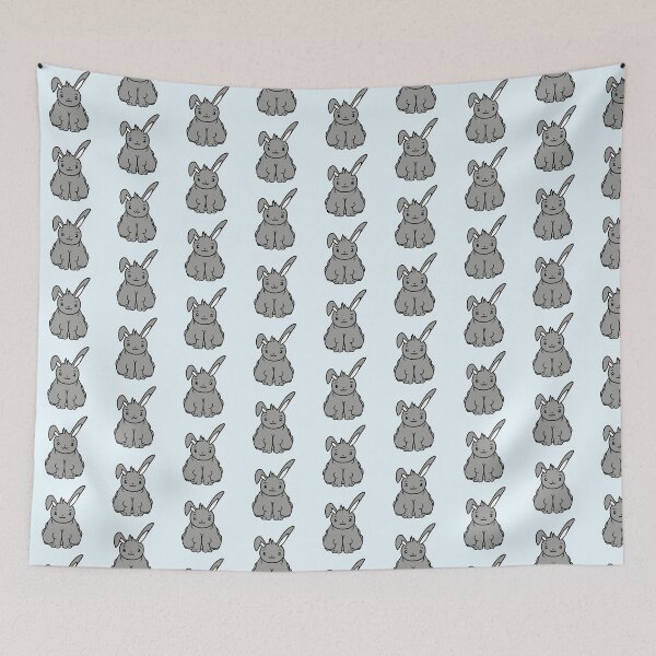 Item preview, Fat Rabbit Sits Overweight Hungry Funny Sitting designed and sold by shirt-o-mat.