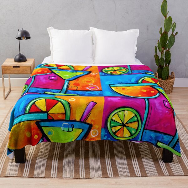 Item preview, Vibrant Citrus Cocktails - Bold Colors and Playful Touches in a Festive Abstract Summery Scene designed and sold by OlfactoART Studio.