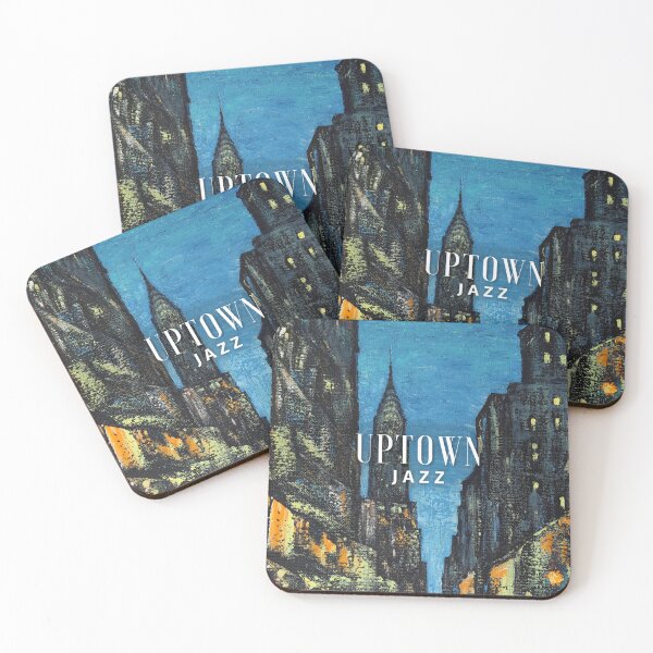 Item preview, Uptown Jazz City Painting designed and sold by OVERSAI.