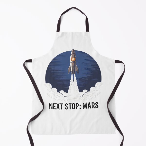 Item preview, Bitcoin to the moon, next stop Mars, bitcoin crypto designed and sold by NoetherSym.